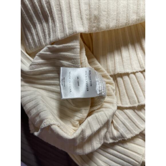 Bed Of Roses Cotton Blend Pleated Large Collar Robe Womens Size L Feminine Sexy - Picture 9 of 9